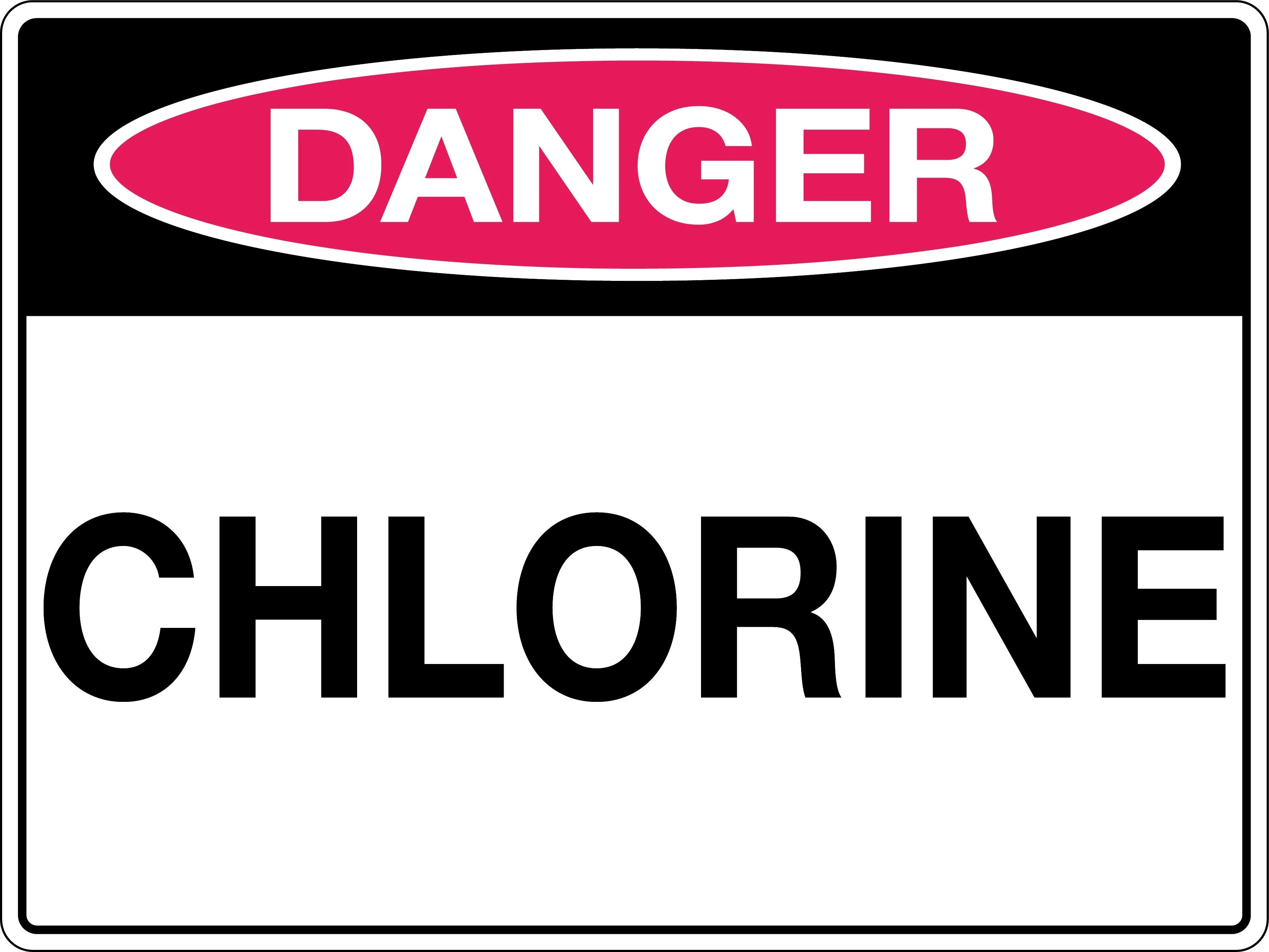 Danger Sign 'Chlorine'