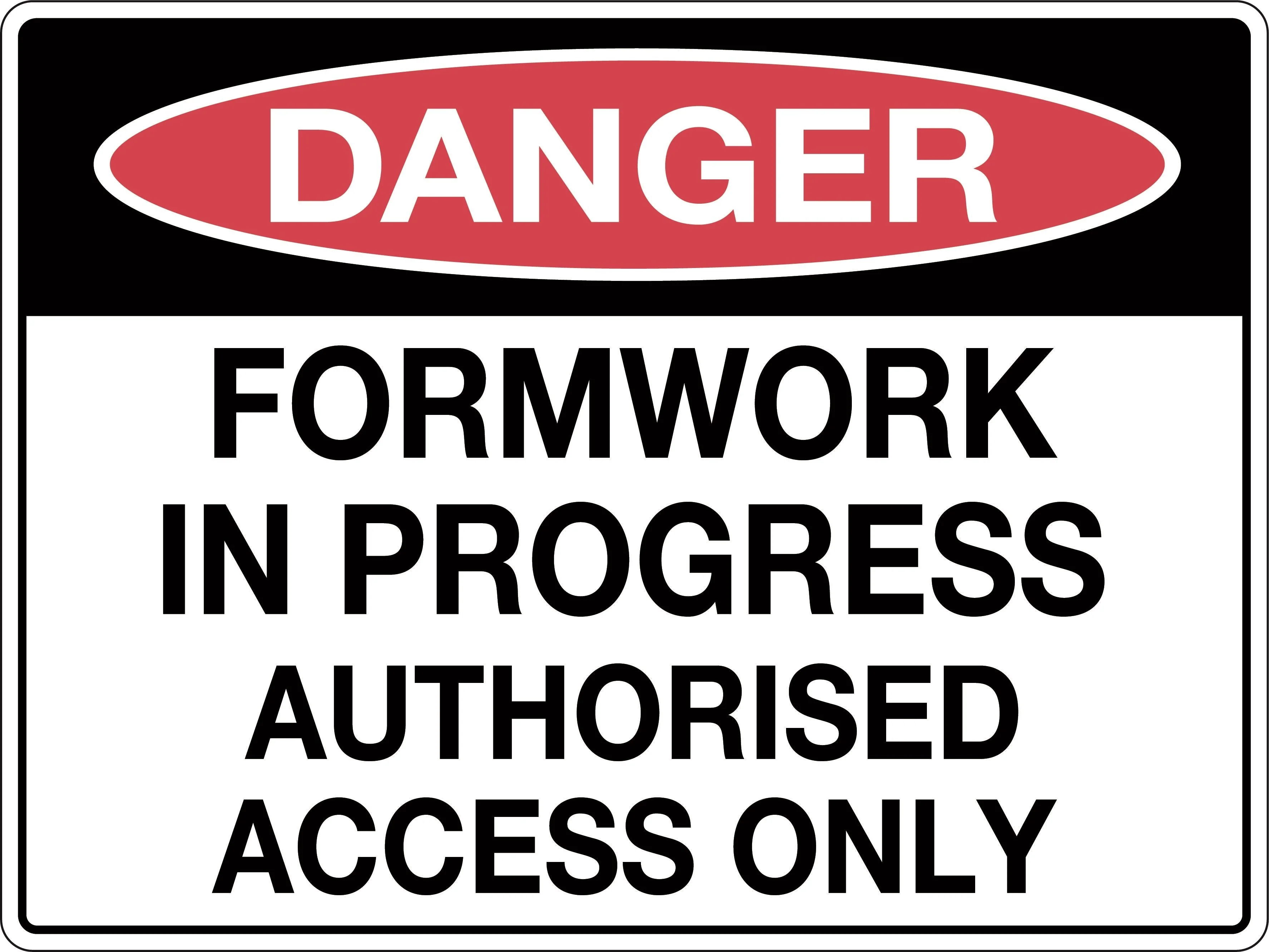 Danger Sign 'Keep Out Open Shaft'