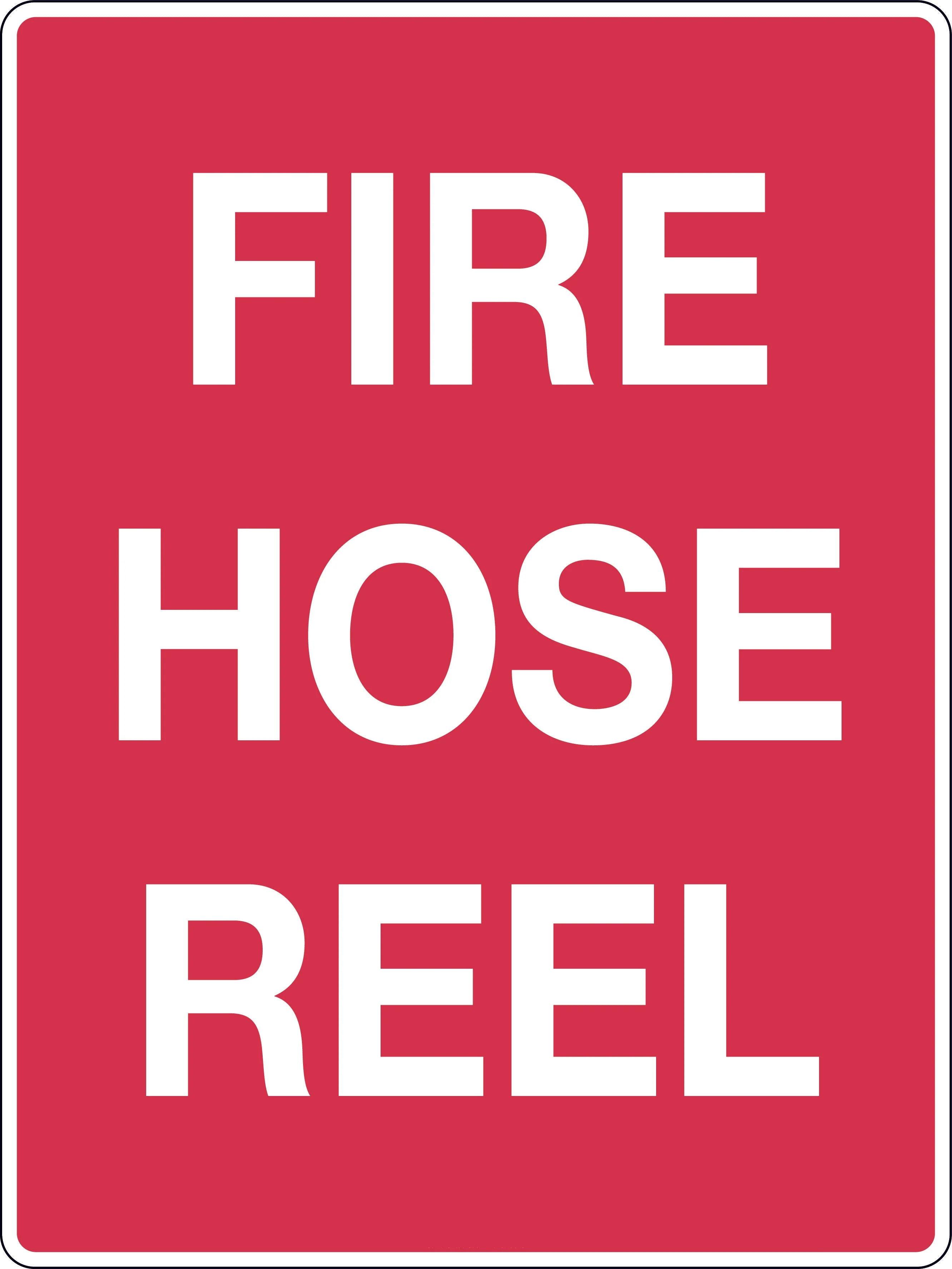 Fire Signs 'Fire Hose Reel'