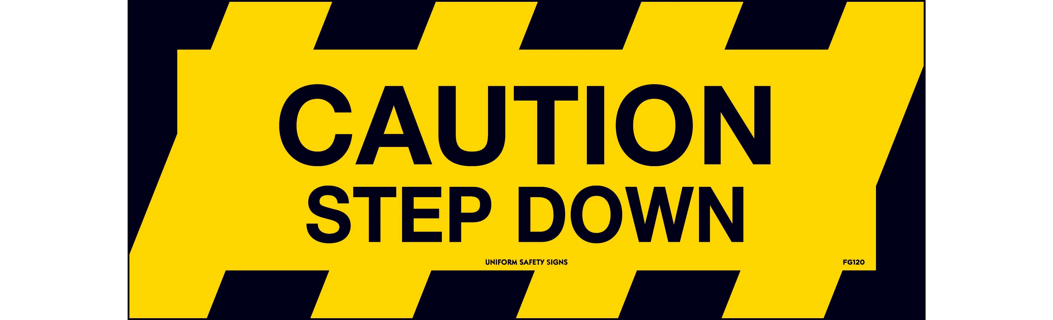 Floor Graphics, Caution Step Down