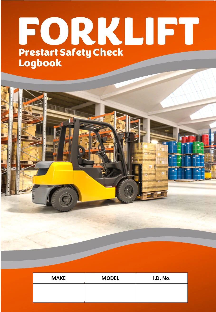 Forklift Pre Start Maintenance Checklist Logbook