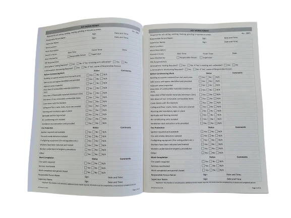 Hot Work Permit Book - Image 3