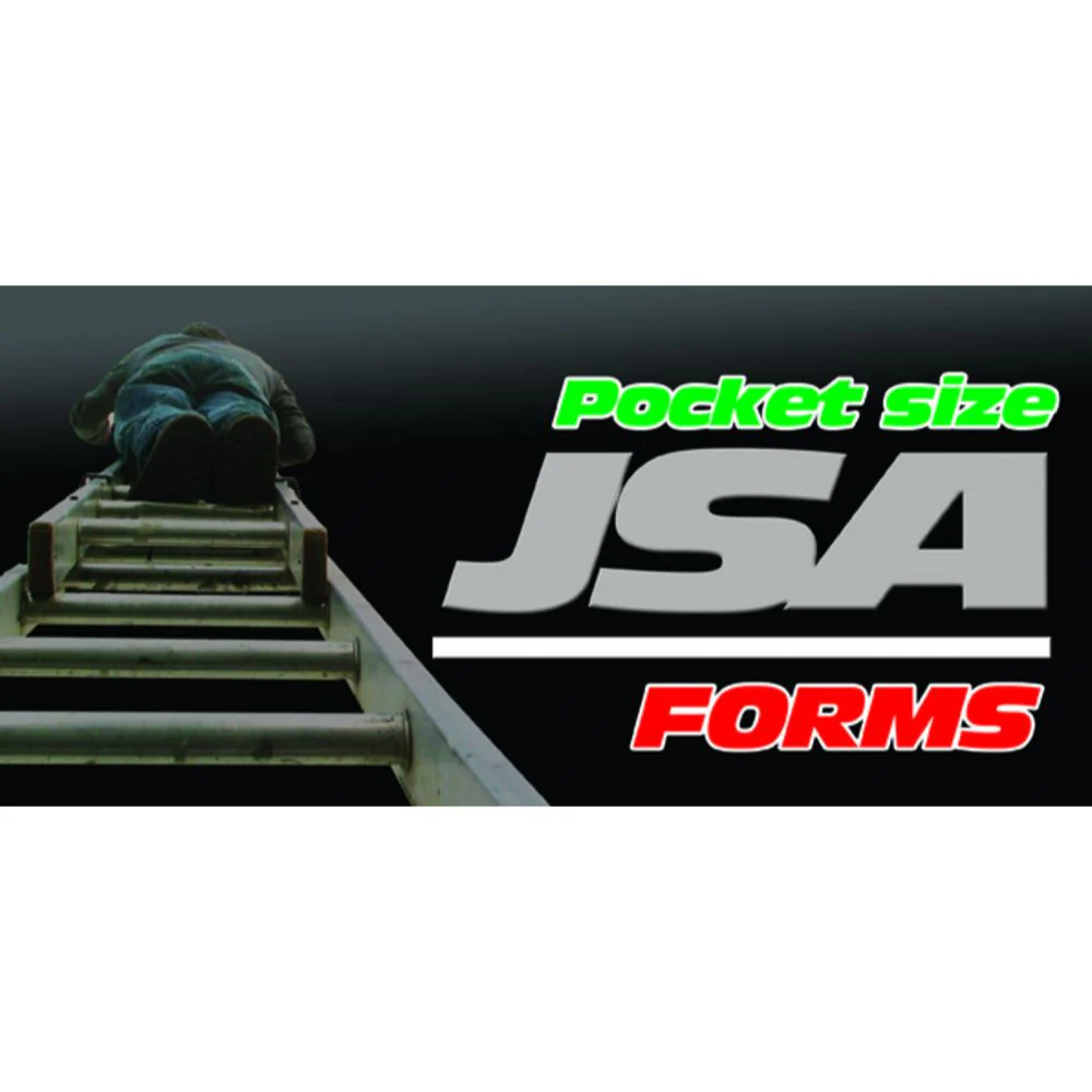 DL Size Job Safety Analysis (JSA) Forms Book