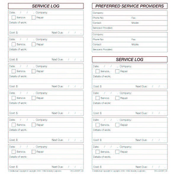 Ladder Pre Start Safety and Maintenance Check Logbook - Image 3