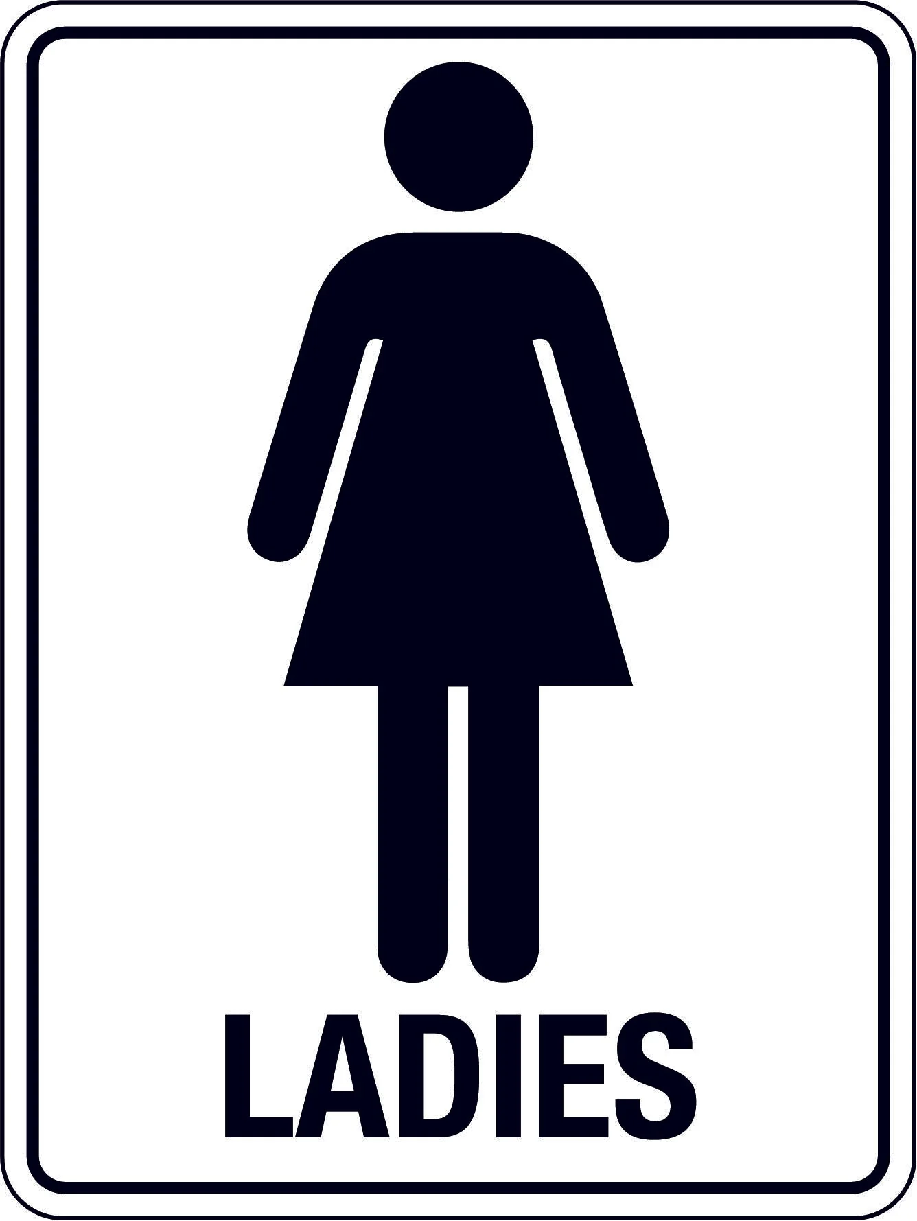 Ladies Toilets Sign