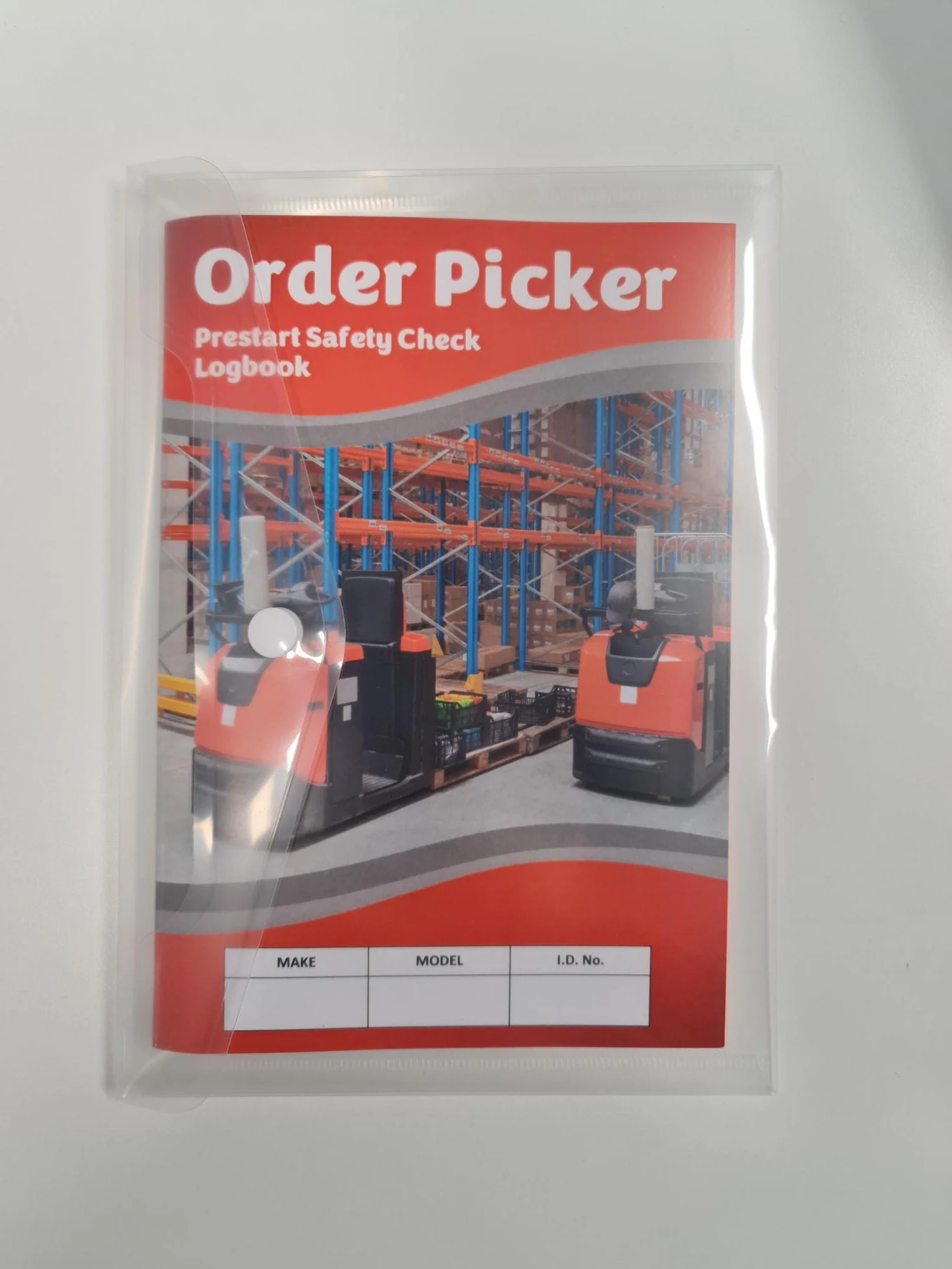 Order Picker Forklift Pre Start Safety and Maintenance Checklist Logbook - Image 3