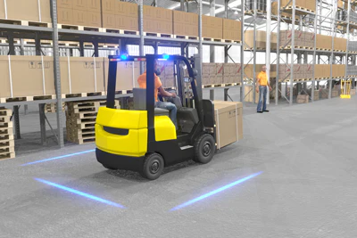 AusProTec Red LED Forklift Line Light - Image 3