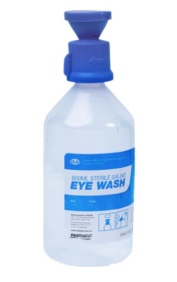 S4 500ml Eye Wash With Eye Shower and Wall Mount Bracket