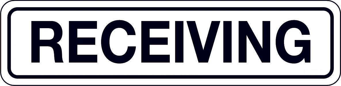Sign 'Receiving'
