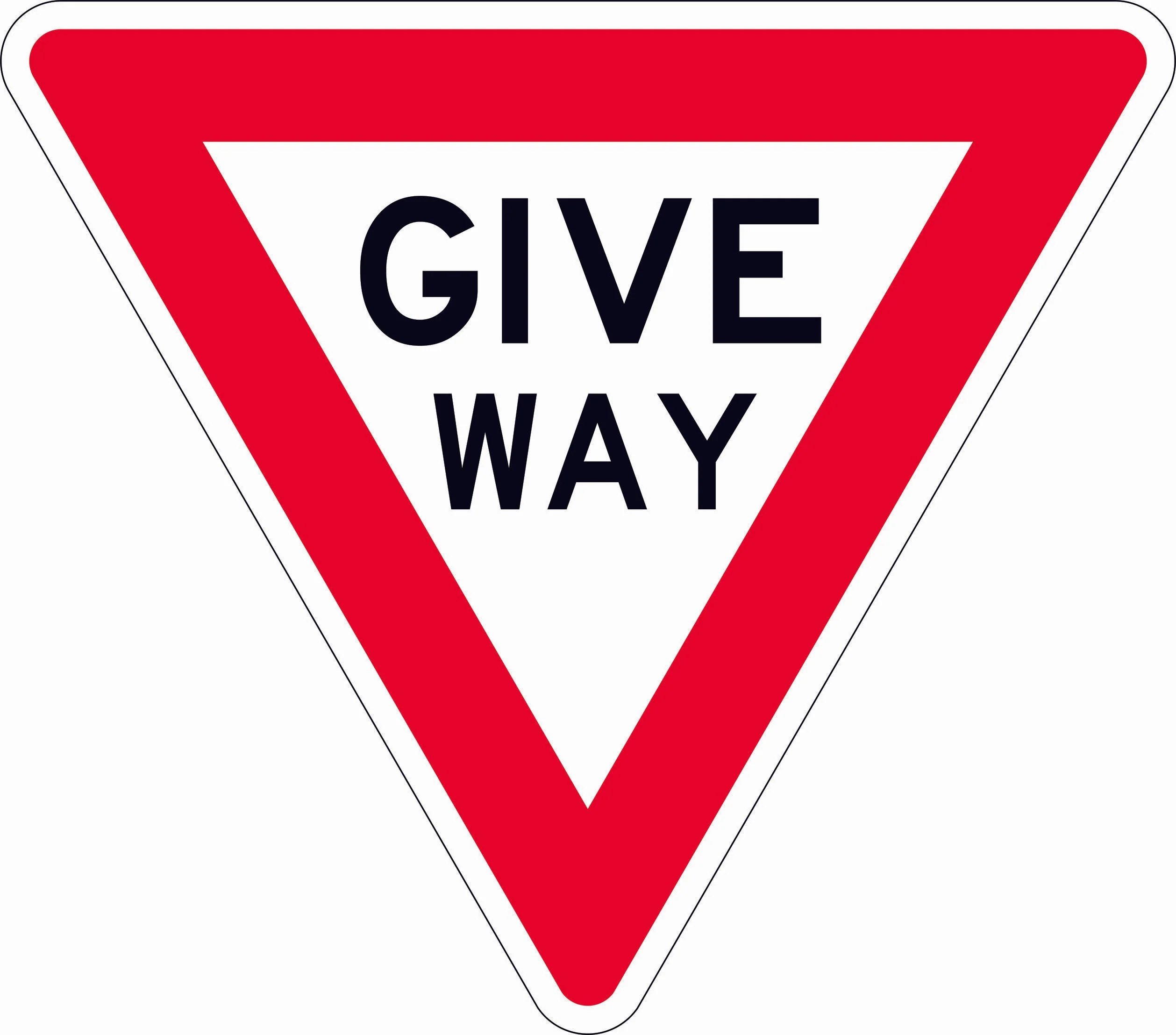 Traffic Sign 'Give Way'