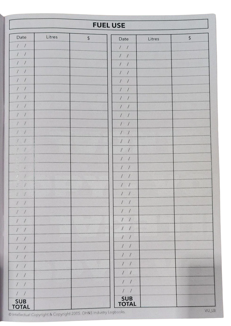 Vehicle Safety Check and Usage Logbook - Image 3