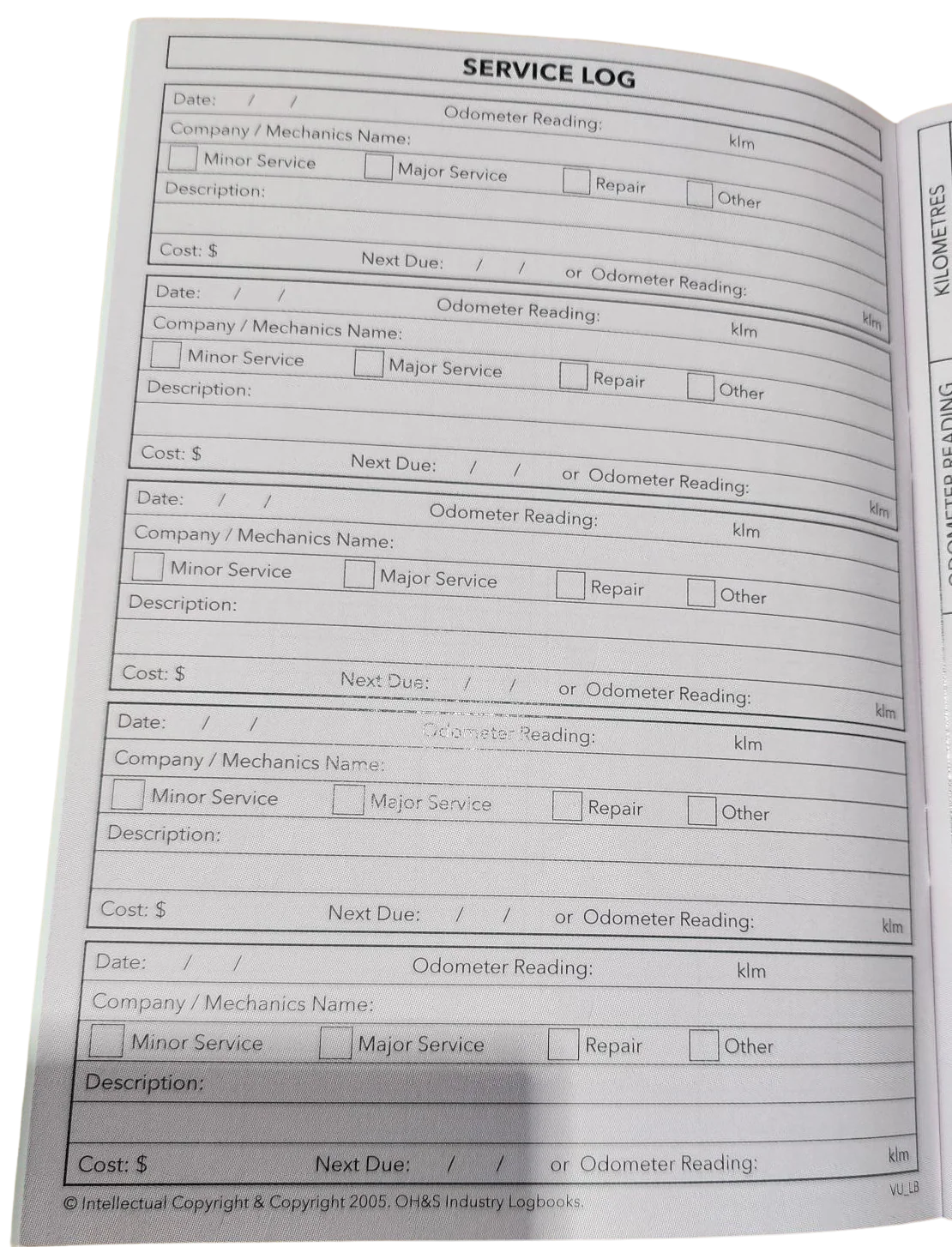 Vehicle Safety Check and Usage Logbook - Image 4
