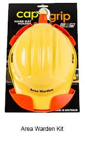 Warden Hard Hat - Area Warden with Hard Hat Holder