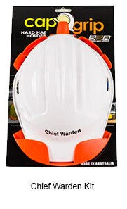 Warden Hard Hat - Chief Warden with Hard Hat Holder