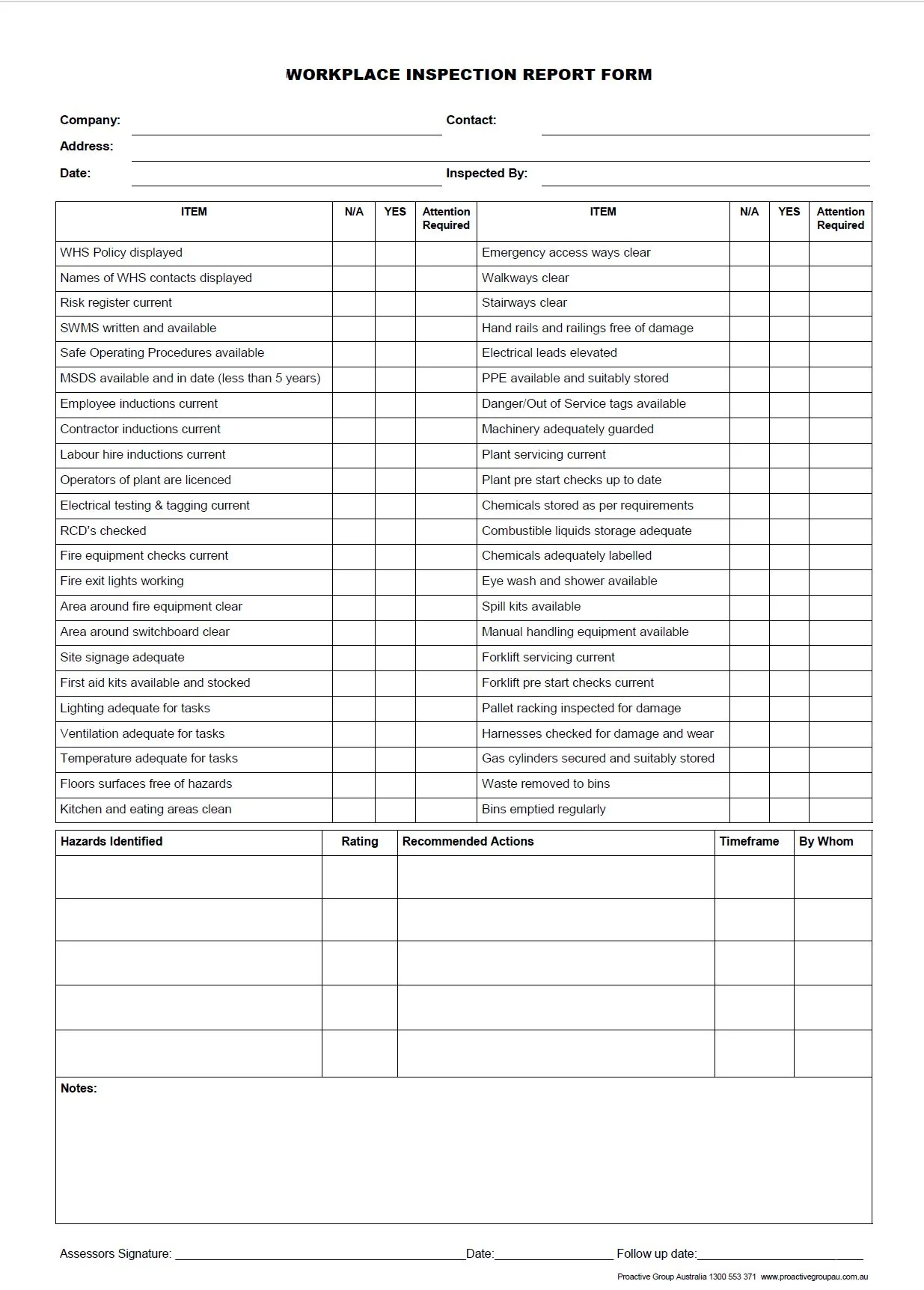Workplace Inspection Report Book - Image 2